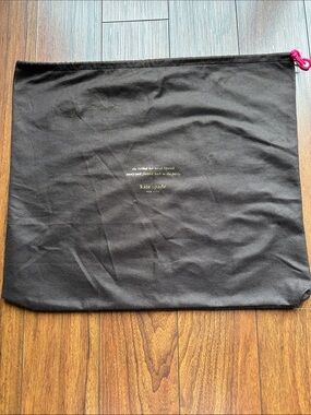 ♠️♠️EUC Kate Spade Brown Dust Bag with Pink Drawstring♠️♠️